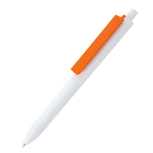Guľôčkové pero Comet White - oranžové