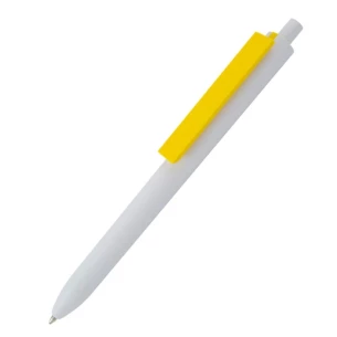 Guľôčkové pero Comet White - žlté