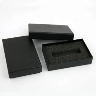 Kartónová krabička na pamäťové karty - čierna