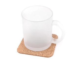 Štvorcový korkový podstavec pod hrnčeky