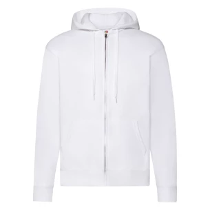 FOTL Mikina s kapucňou na zips - biela