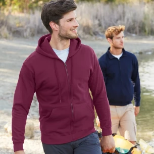 FOTL Mikina s kapucňou na zips - biela