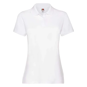 Dámska polokošeľa Fruit Of The Loom Premium - biela