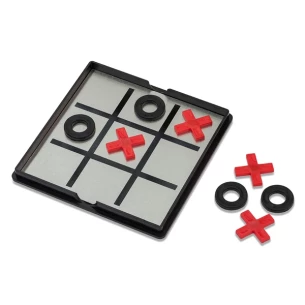 Magnetická hra tic-tac-toe - čierna