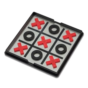 Magnetická hra tic-tac-toe - čierna