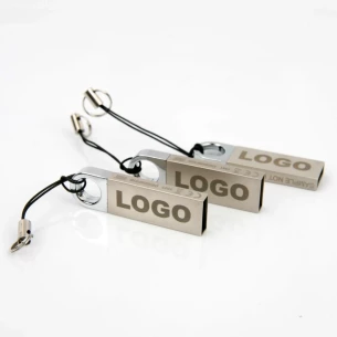 Flash disk Round 32Gb - strieborný