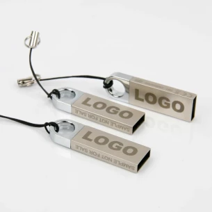 Flash disk Round 16Gb - strieborný