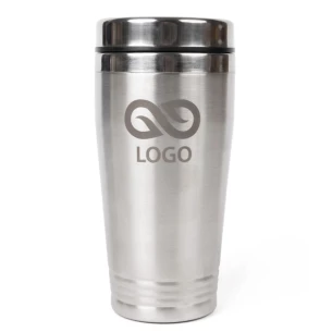 Hrnček Prado 2 Steel - strieborný