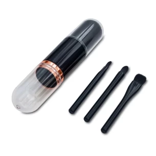 Štetce na make-up v puzdre Bella - čierne