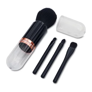 Štetce na make-up v puzdre Bella - čierne
