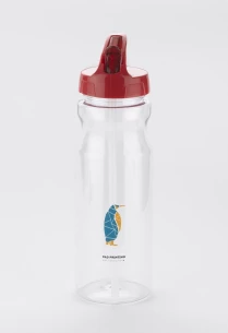 Fľaša so slamkou TRANCE - červená