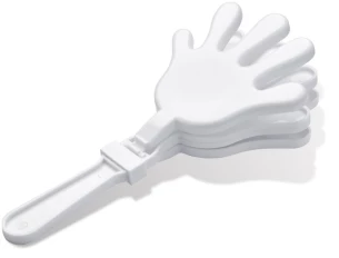 APLAUS chrastítko - biele