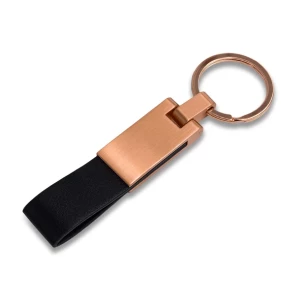 Kovový prívesok na kľúče Rosa - čierny