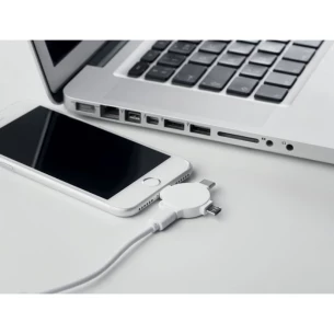 Káblový adaptér 3 v 1 - LIGO CABLE - biely