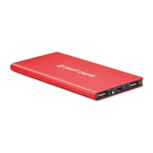 Power banka 8000mAh - POWERFLAT8 - červená