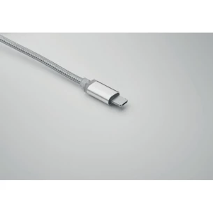 Kabel ładujący 4 w 1 typu C - BLUE - Srebrny