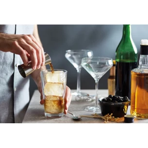 Oceľová barmanská odmerka - FRIZEN - matná strieborná