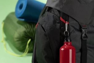 Hliníková fľaša TREKO 500 ml - červená