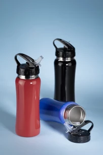 PATRO Oceľový bidon 600 ml - modrý