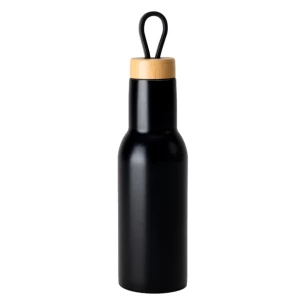 Vákuová fľaša 400 ml Lome - čierna