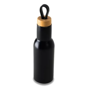 Vákuová fľaša 400 ml Lome - čierna
