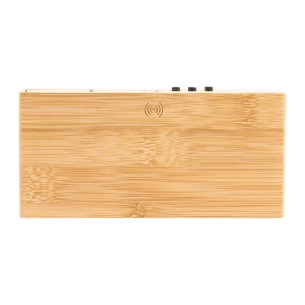 Indukčná nabíjačka Conti s hodinami a teplomerom - béžová