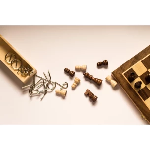 Sada puzzle Brainiac - béžová