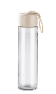 SKINNY sklenená fľaša 350 ml - prírodná