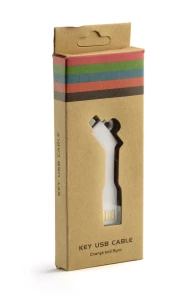 Prívesok na kľúče SYNC iPhone 5/6 - biely