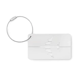 Visačka na batožinu FLY TAG - strieborná matná