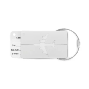 Visačka na batožinu FLY TAG - strieborná matná
