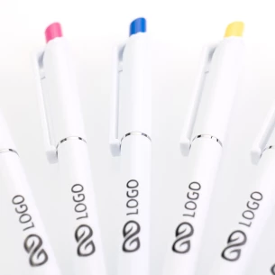 Guľôčkové pero Roma White - zelené