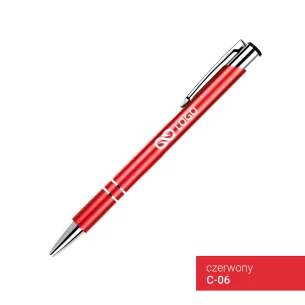 Guľôčkové pero Cosmo - červené