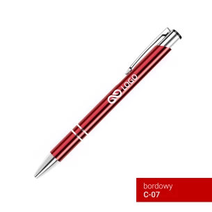 Guľôčkové pero Cosmo - bordová