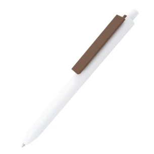 Guľôčkové pero Comet White - hnedé