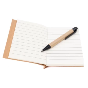 Poznámkový blok Eco1 s perom - zelený