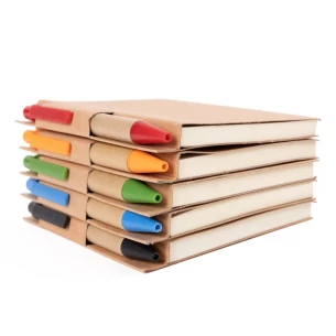 Poznámkový blok Eco1 s perom - modrý