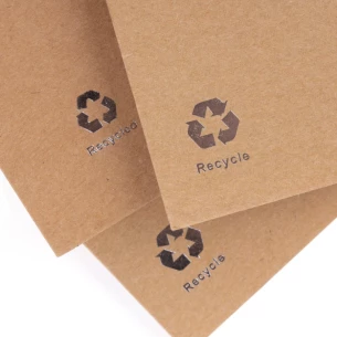 Poznámkový blok Eco3 s perom - oranžový
