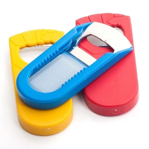 Plastový otvárač Hand - modrý