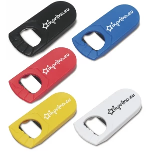 Plastový otvárač Hand - modrý