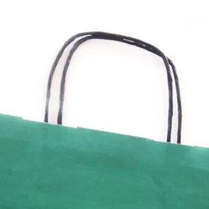 Mäkká papierová taška A5 - zelená