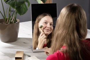 Valček na tvár BELLEZA - olivový