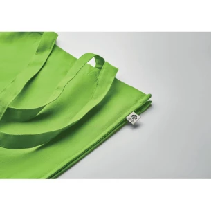 BENTE COLOUR taška z organickej bavlny - limetkovo zelená