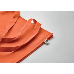 BENTE COLOUR taška z organickej bavlny - oranžová