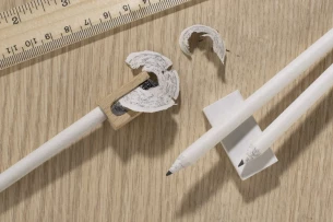 OLOV papierová ceruzka - biela