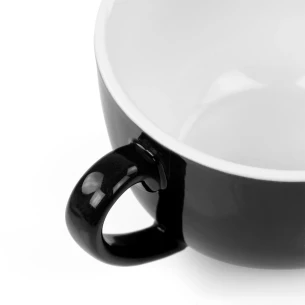 Šálka SIMPLE s podšálkou 220 ml - čierna