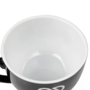 Šálka SIMPLE s podšálkou 220 ml - čierna