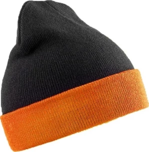 Zimná čiapka Arctos - oranžová/čierna
