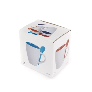 Hrnček s lyžičkou - Lyžička - červená