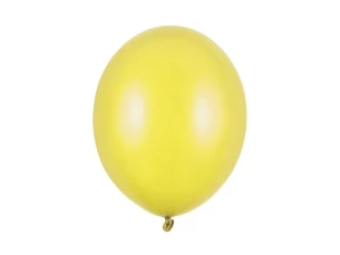 Metalizovaný balón 30 cm - žltý